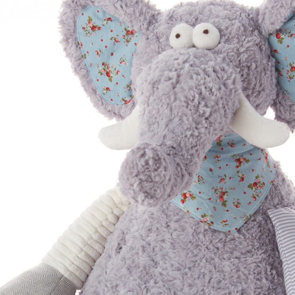 Gray Elephant Pillow