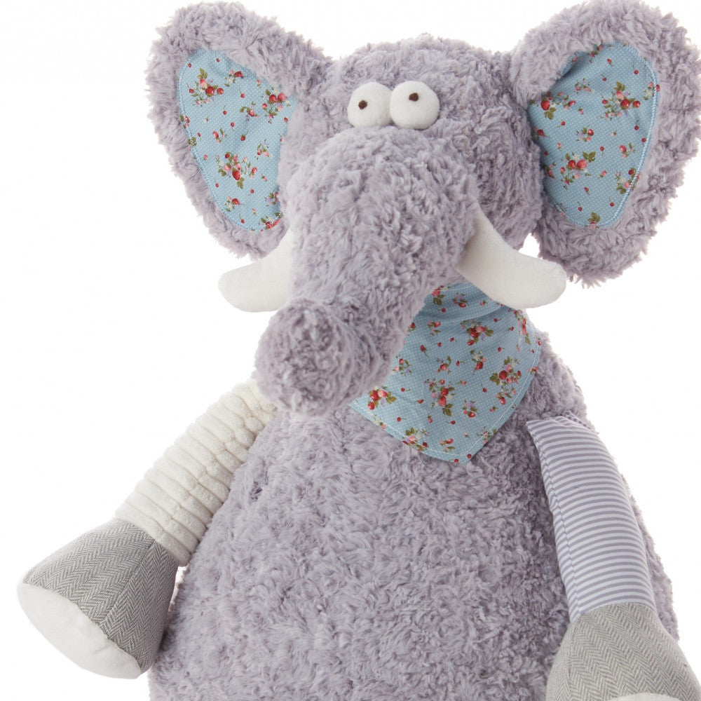 Gray Elephant Pillow