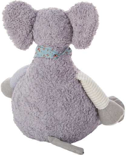 Gray Elephant Pillow