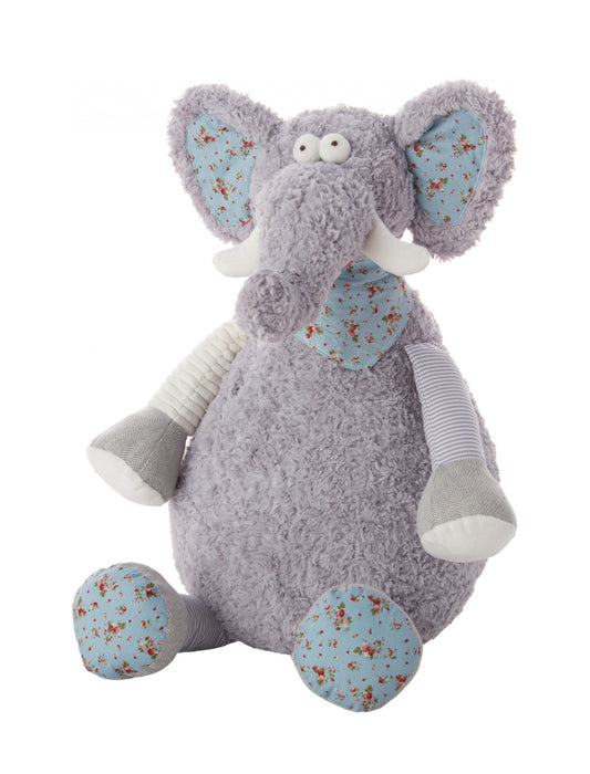 Gray Elephant Pillow