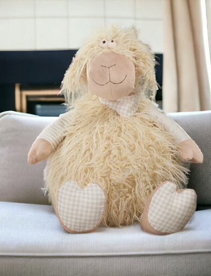Ivory Lamb Pillow