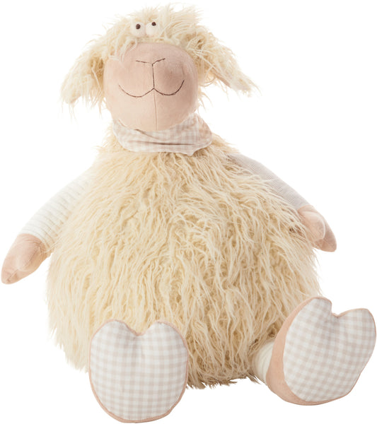 Ivory Lamb Pillow