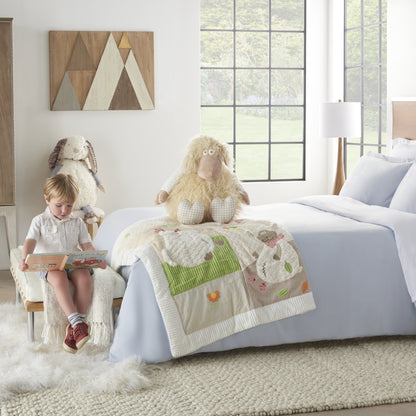Ivory Lamb Pillow