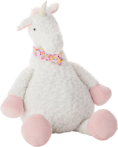 Ivory Unicorn Pillow