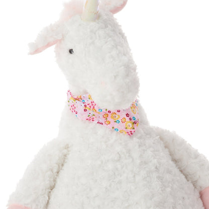 Ivory Unicorn Pillow