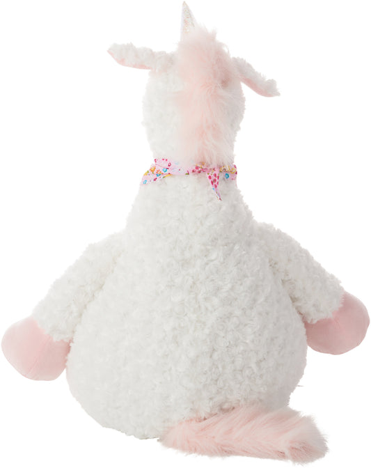 Ivory Unicorn Pillow