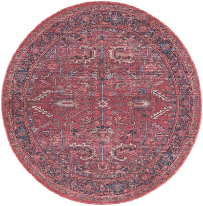 Nourison New Concept Brick Machine Washable Rug - 5'3" Round