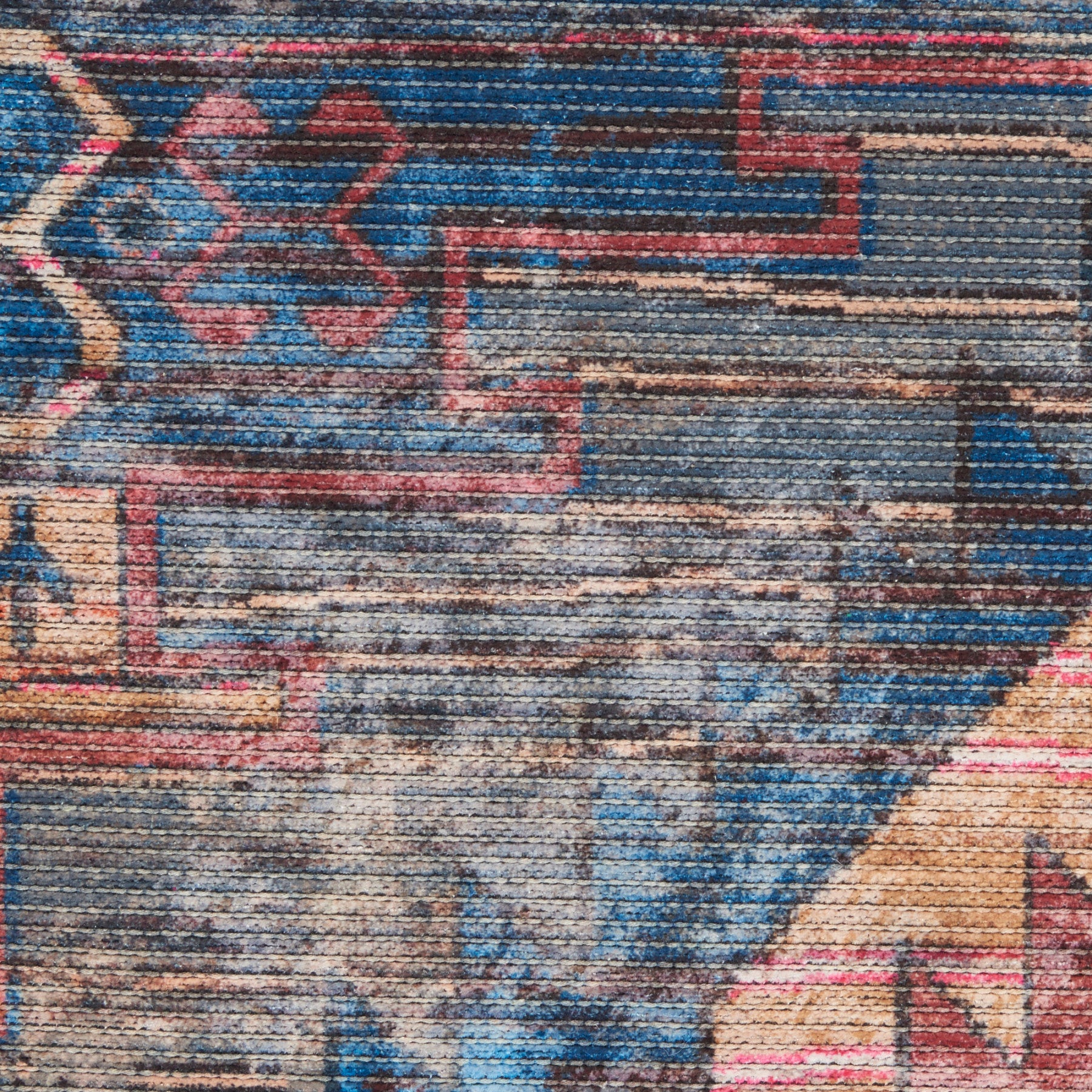 Nourison New Concept Multicolor Machine Washable Rug - Swatch