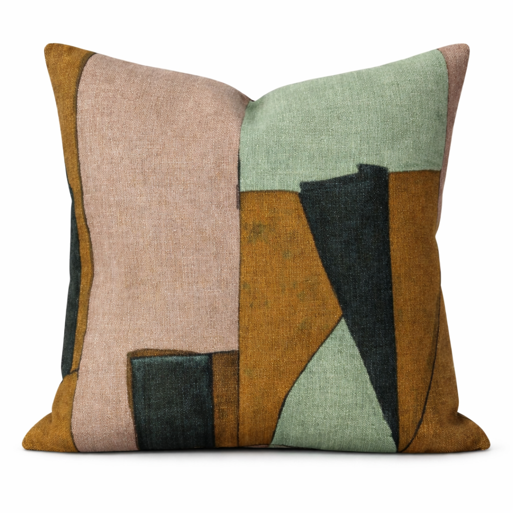 District Pillow in Tobacco