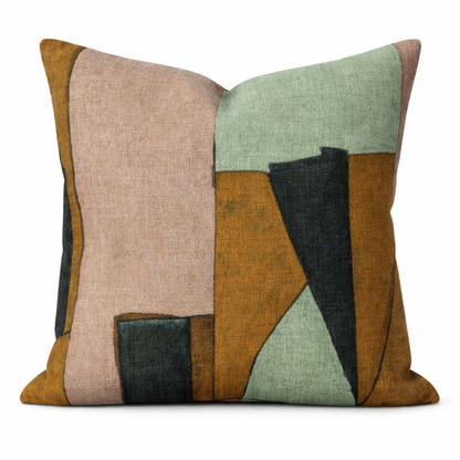 District Pillow in Tobacco