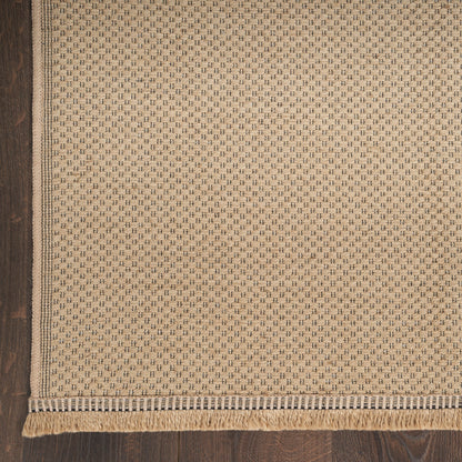 Nourison Jute Loom Woven Natural Machine Washable Rug - Corner