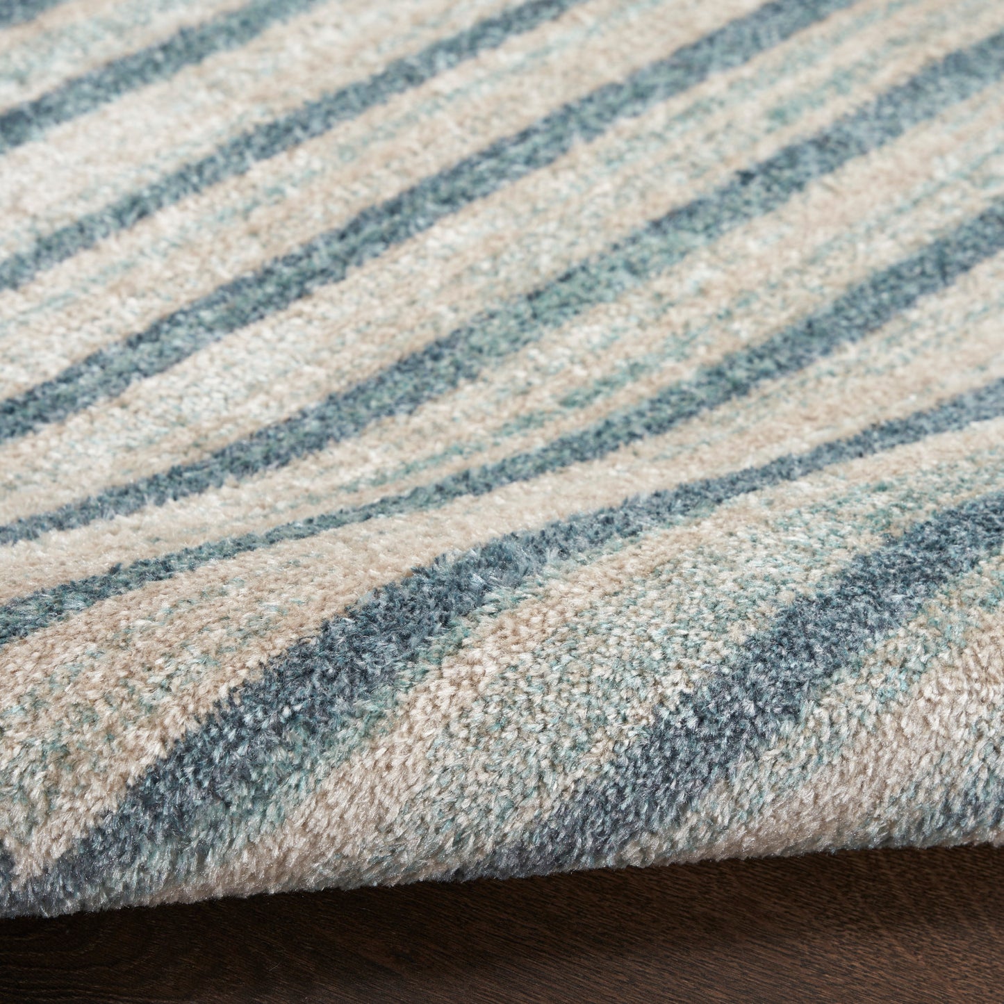 Nourison Astra Blue Pet Friendly Machine Washable Rug - Texture