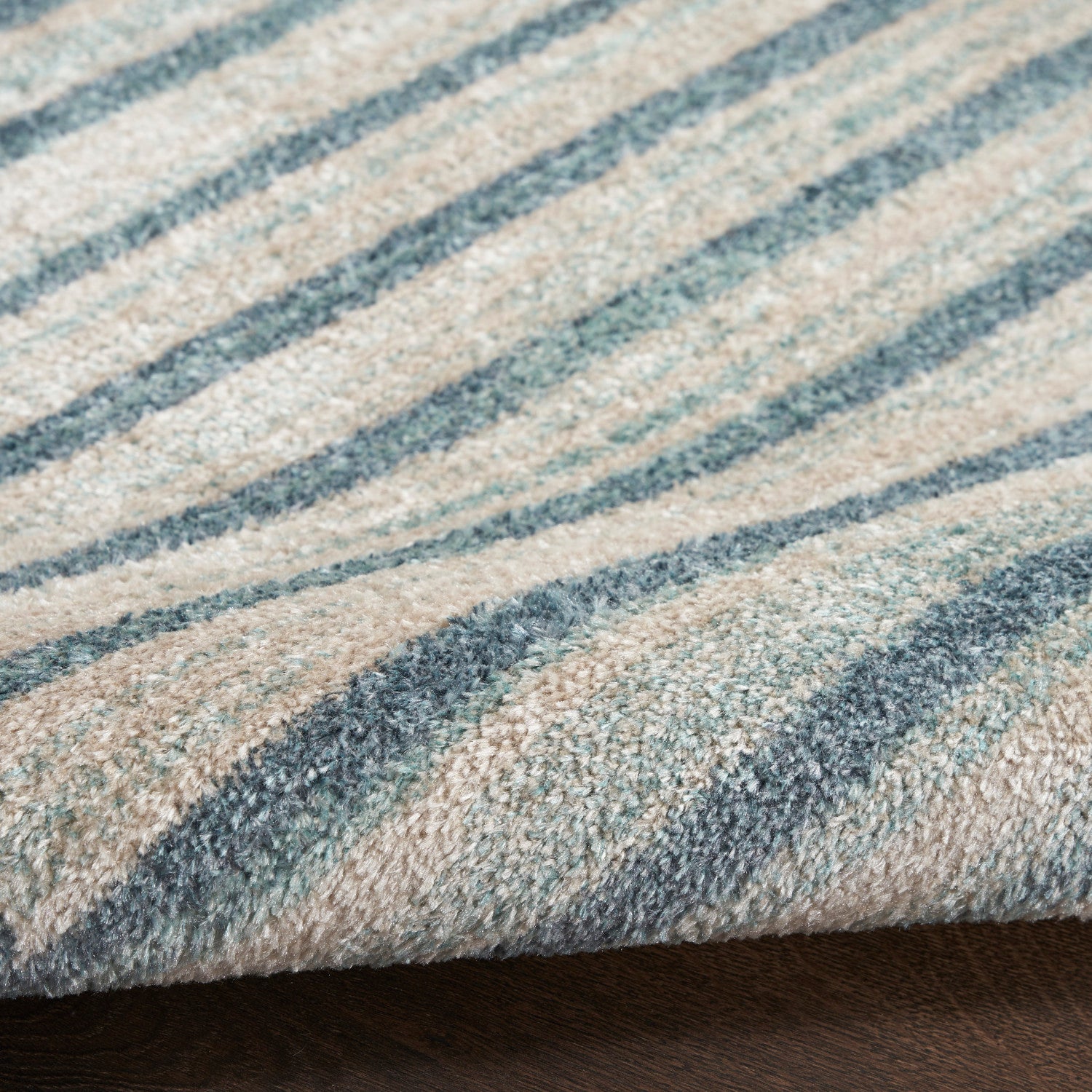 Nourison Astra Blue Pet Friendly Machine Washable Rug - Texture
