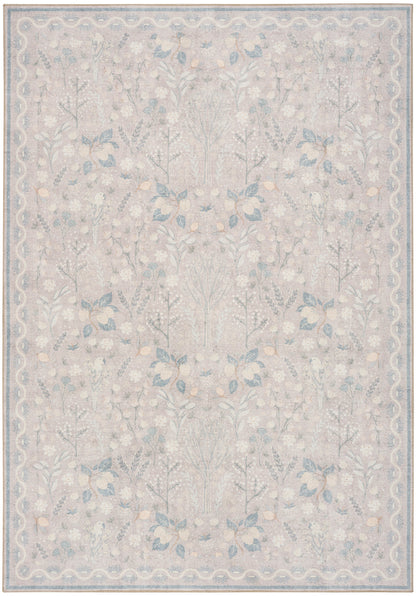 Nourison Botanical Grey & Multicolor Machine Washable Rug - Main