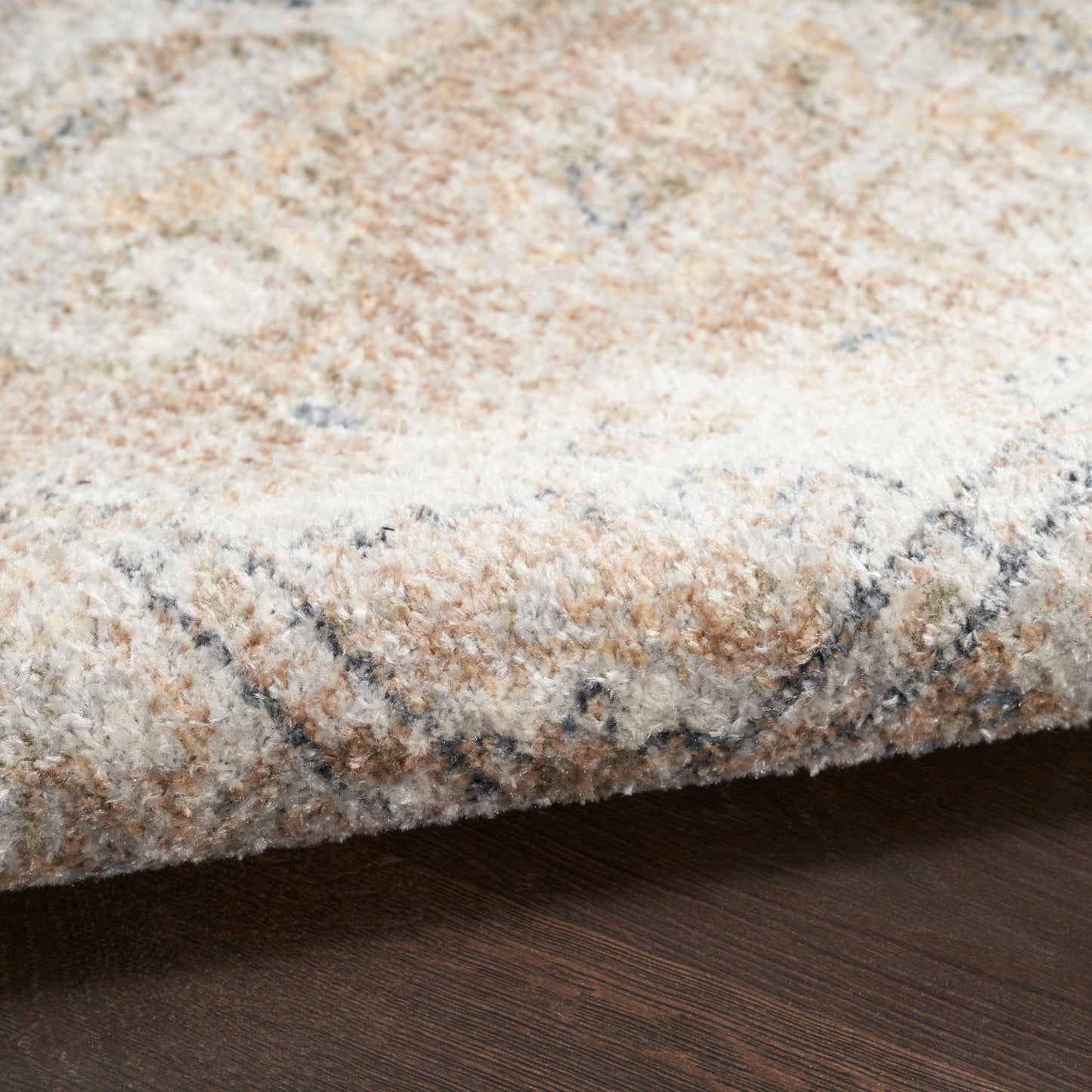 Nourison Astra Beige Pet Friendly Machine Washable Rug - Texture