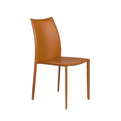 Premium All Terra Cotta Stacking Dining Chairs - Set of 2