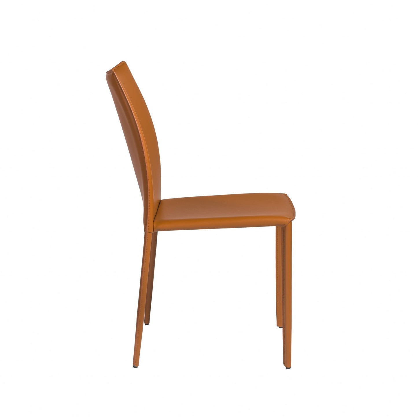 Premium All Terra Cotta Stacking Dining Chairs - Set of 2