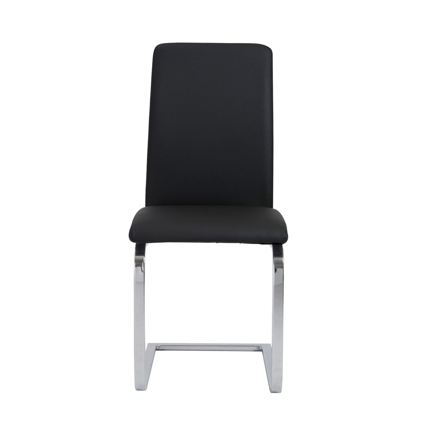 Mod Black & Silver Dining Chairs - Set of 2