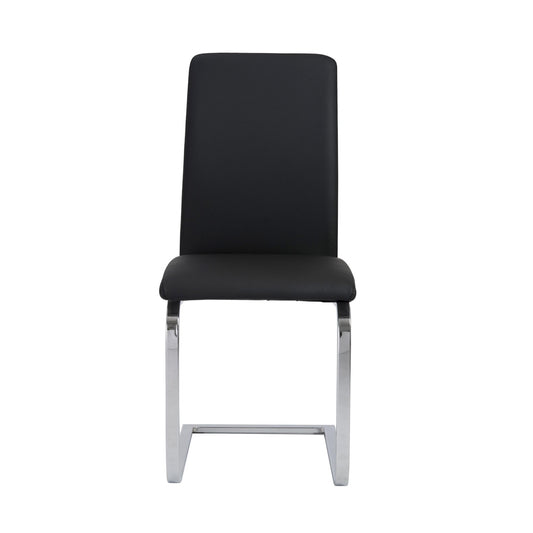 Mod Black & Silver Dining Chairs - Set of 2