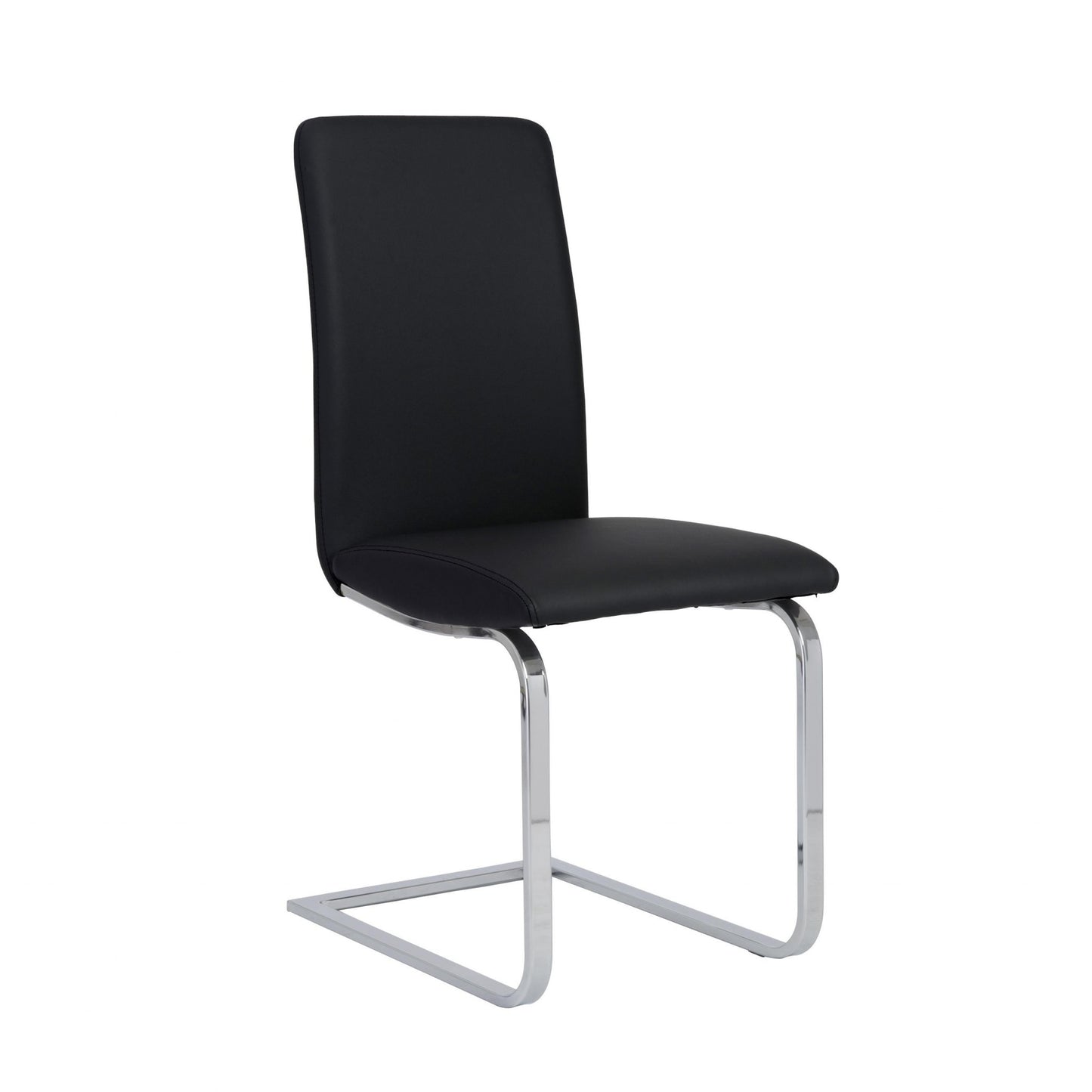 Mod Black & Silver Dining Chairs - Set of 2