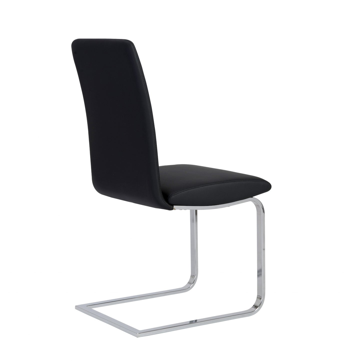 Mod Black & Silver Dining Chairs - Set of 2