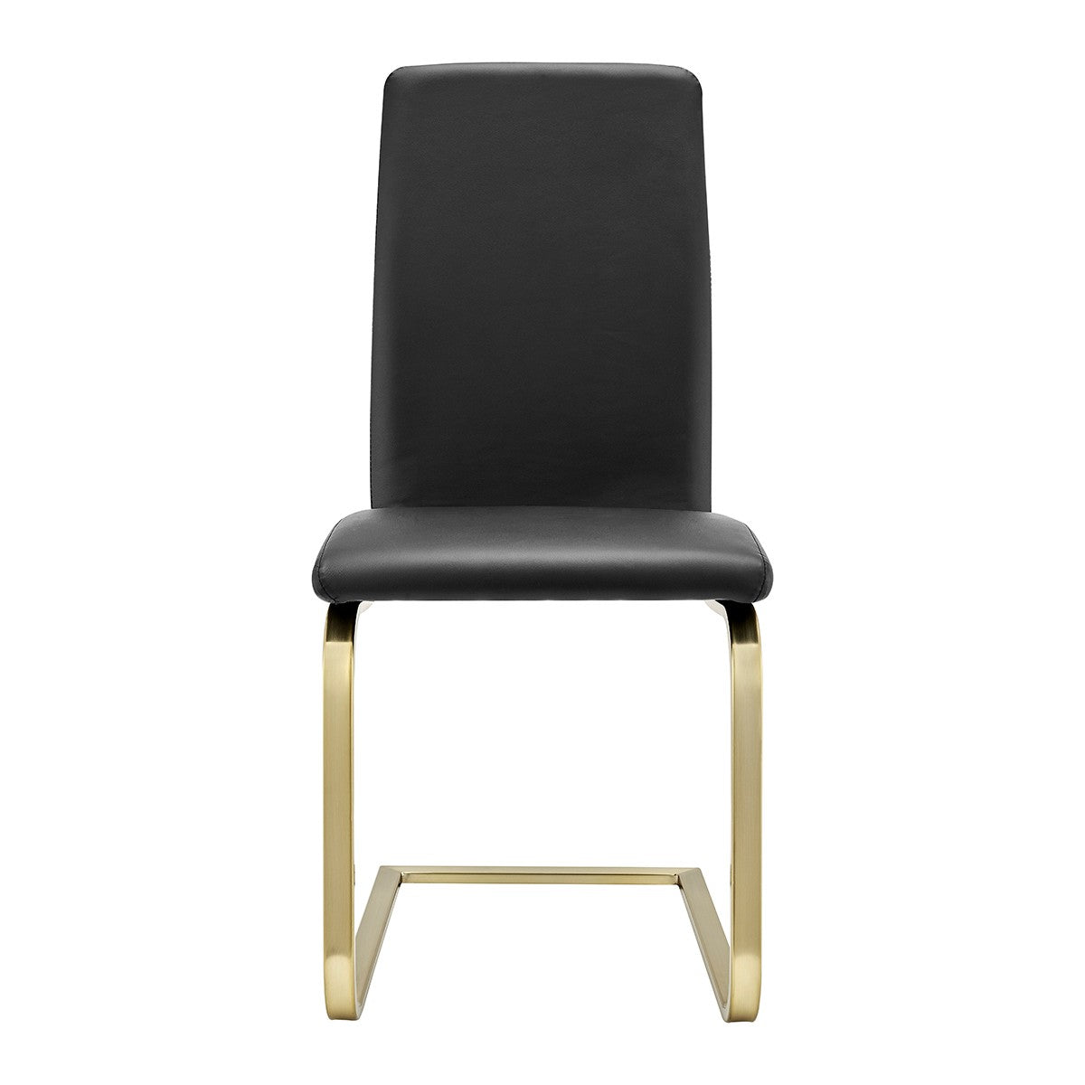 Mod Black & Gold Dining Chairs - Set of 2