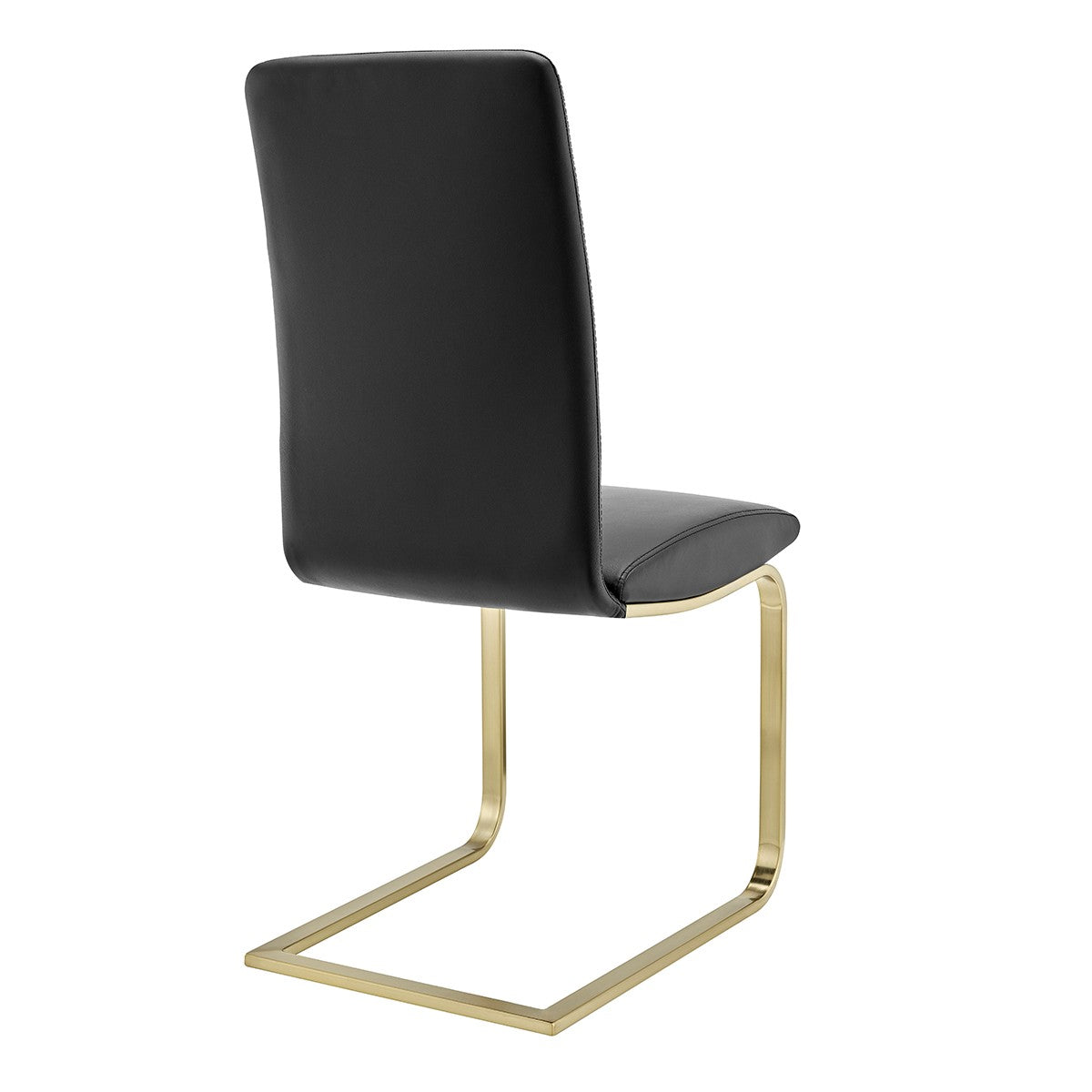 Mod Black & Gold Dining Chairs - Set of 2