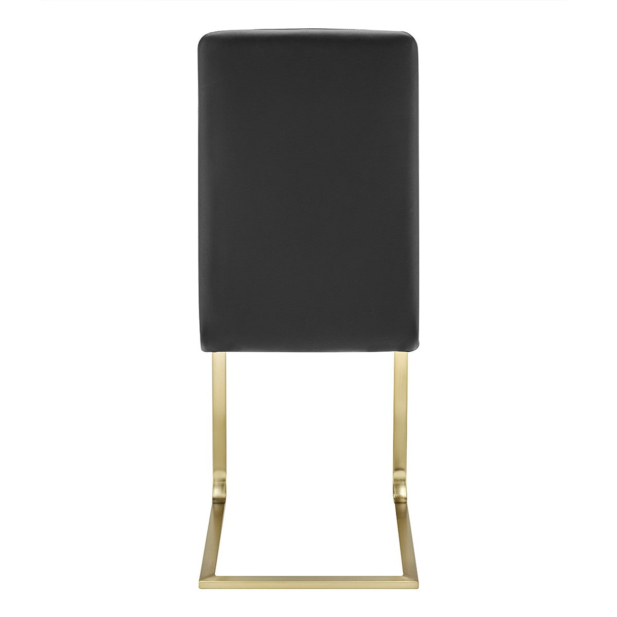 Mod Black & Gold Dining Chairs - Set of 2