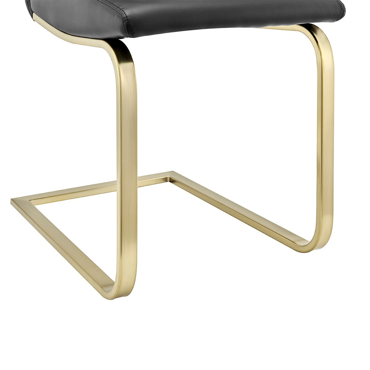 Mod Black & Gold Dining Chairs - Set of 2