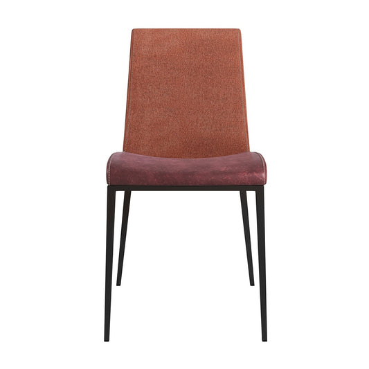 Brown & Rust Stainless Steel Chairs - Set of 2