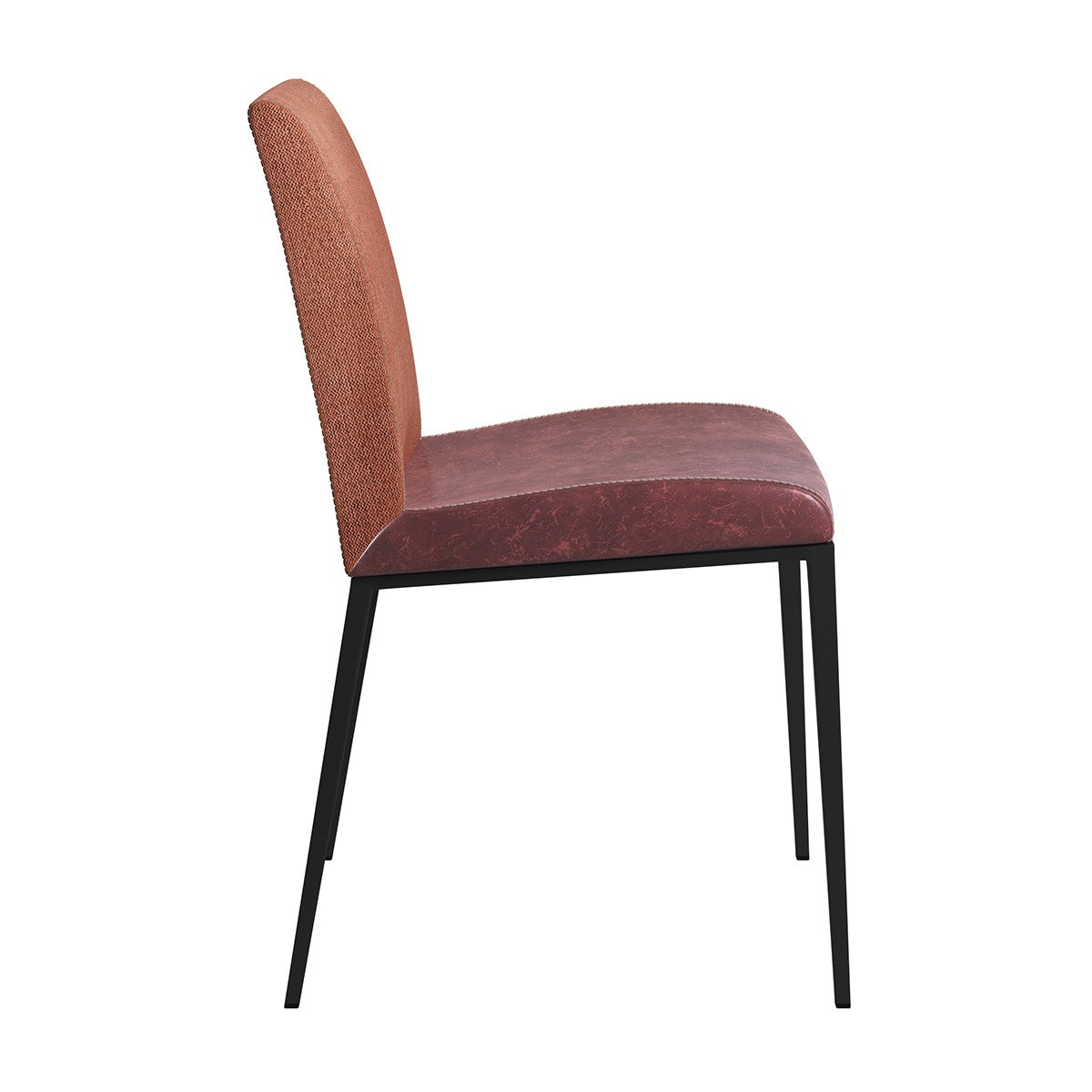 Brown & Rust Stainless Steel Chairs - Set of 2