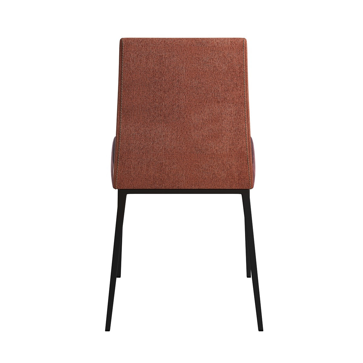 Brown & Rust Stainless Steel Chairs - Set of 2