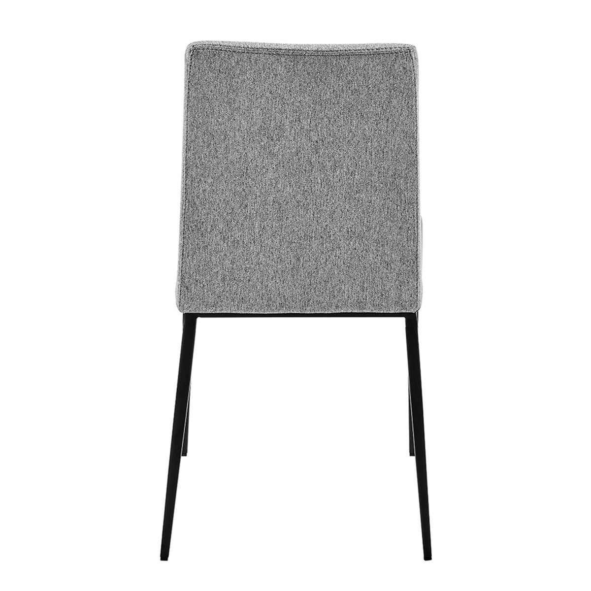 Brown & Light Gray Stainless Steel Chairs - Set of 2