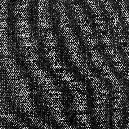 Leaf Dark Gray Fabric & Black Dining Chairs - Set of 2