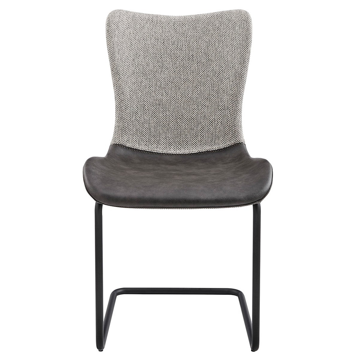 Gray Metro Mix Cantilever Dining Chairs - Set of 2