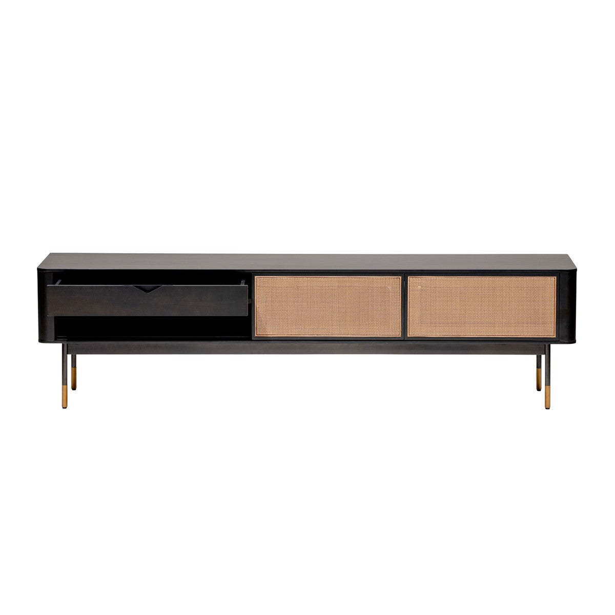 Black Stamford Media Console