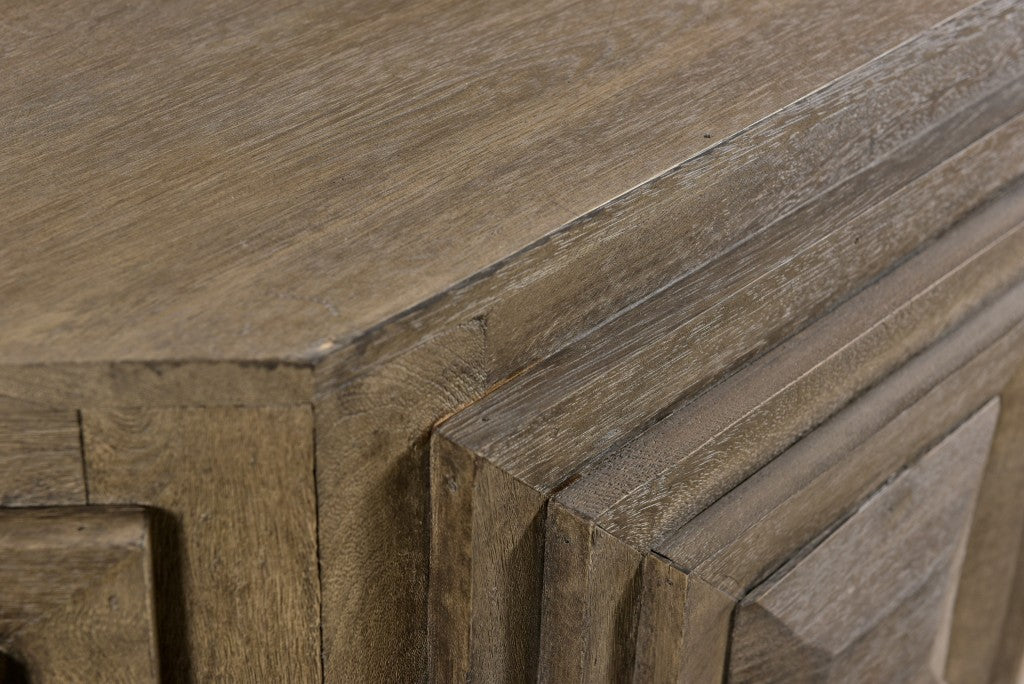 Octagonal Nested Square Carved Coffee Table image 7