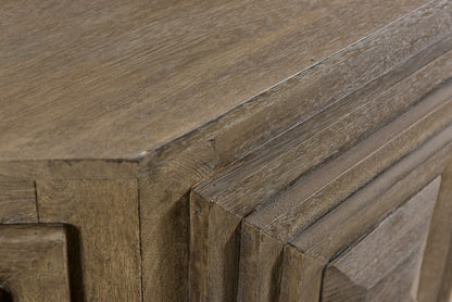 Octagonal Nested Square Carved Coffee Table image 7