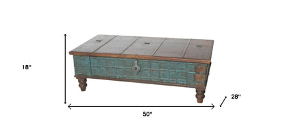 Traditional Storage Trunk Coffee Table