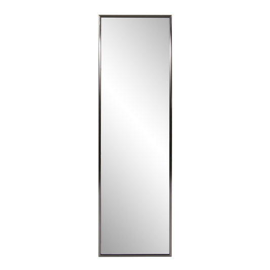 Gray Metal Framed Full Length Hanging Mirror