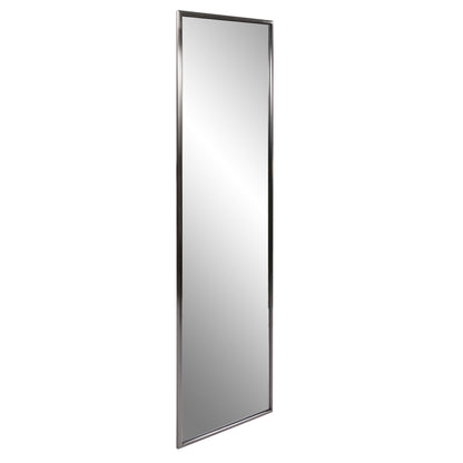 Gray Metal Framed Full Length Hanging Mirror
