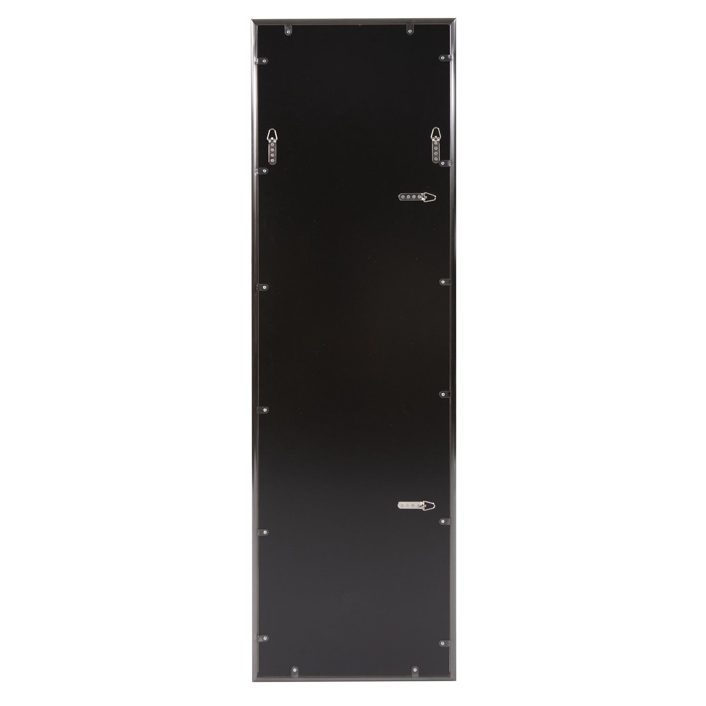 Gray Metal Framed Full Length Hanging Mirror