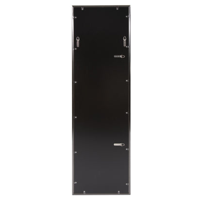 Gray Metal Framed Full Length Hanging Mirror