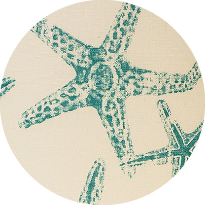 CLEAR Standard Table Lamp w/ Ivory Shade