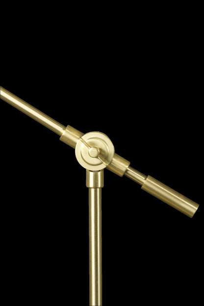 Shiny Satin Brass Adjustable Desk Lamp