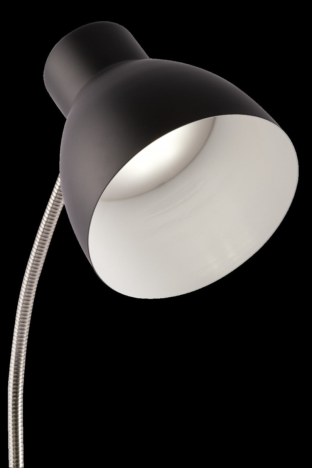 Black Matte & Silver Adjustable Desk Lamp