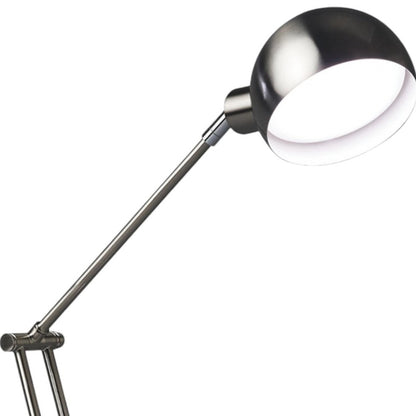 Brushed Nickel Adjustable Desk Lamp