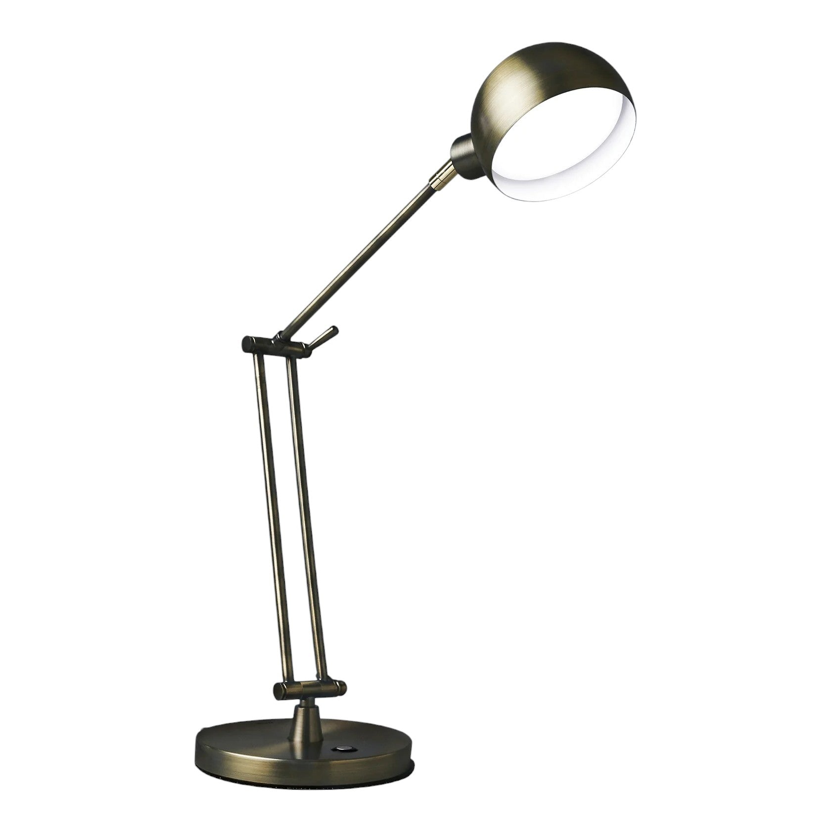 Antiqued Bronze Adjustable Desk Lamp