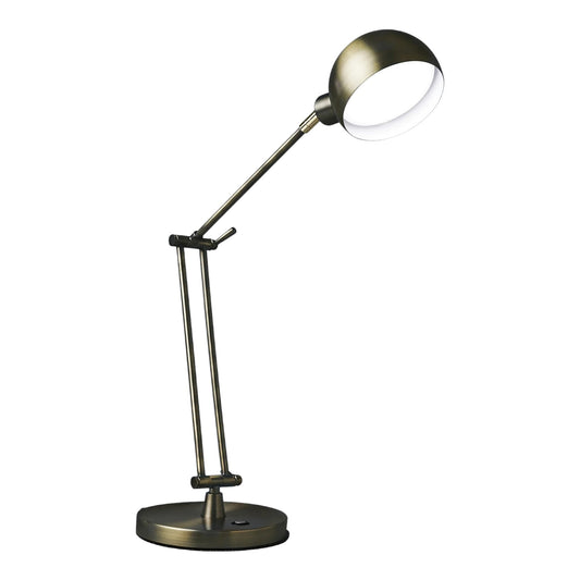 Antiqued Bronze Adjustable Desk Lamp