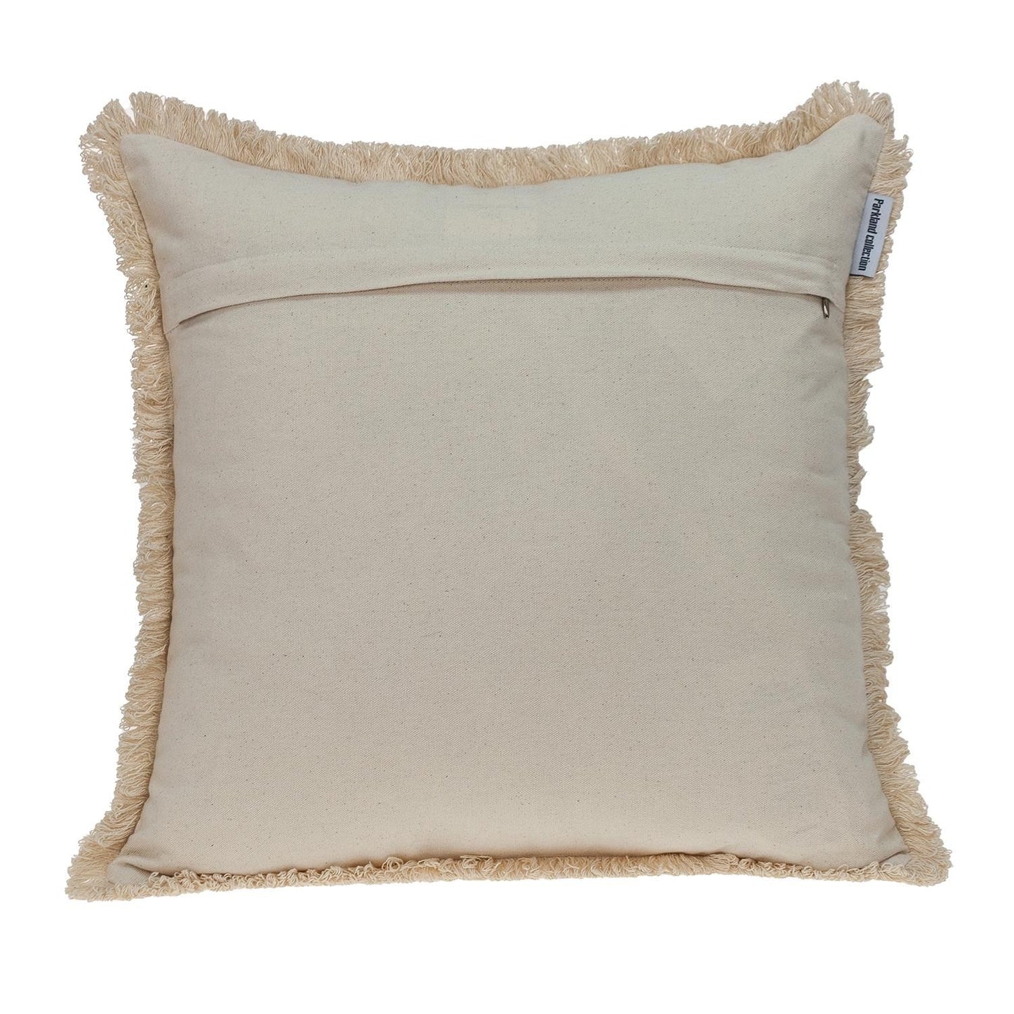 Boho Garland Beige & Khaki Accent Pillow